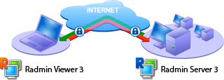 Radmin Server and Radmin Viewer:   